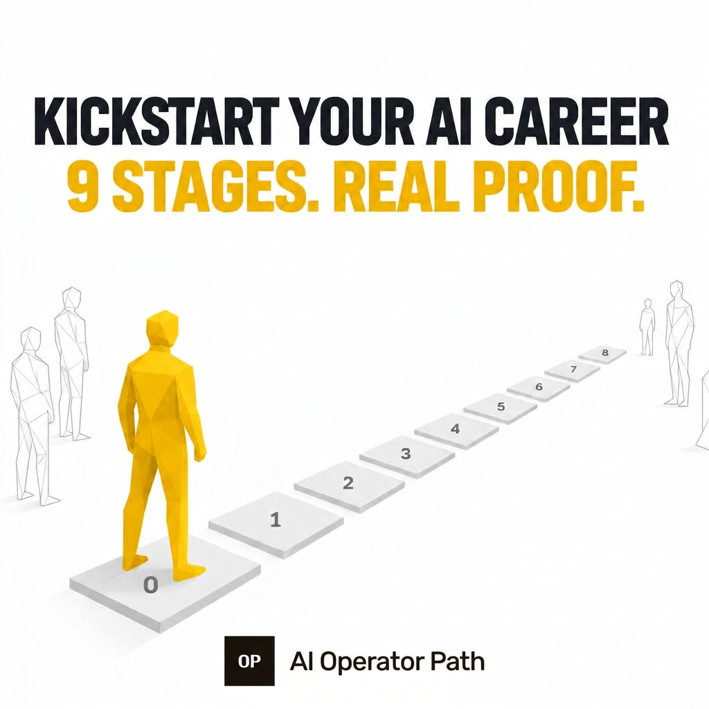 Kickstart your AI career — in 9 stages, with real proof.